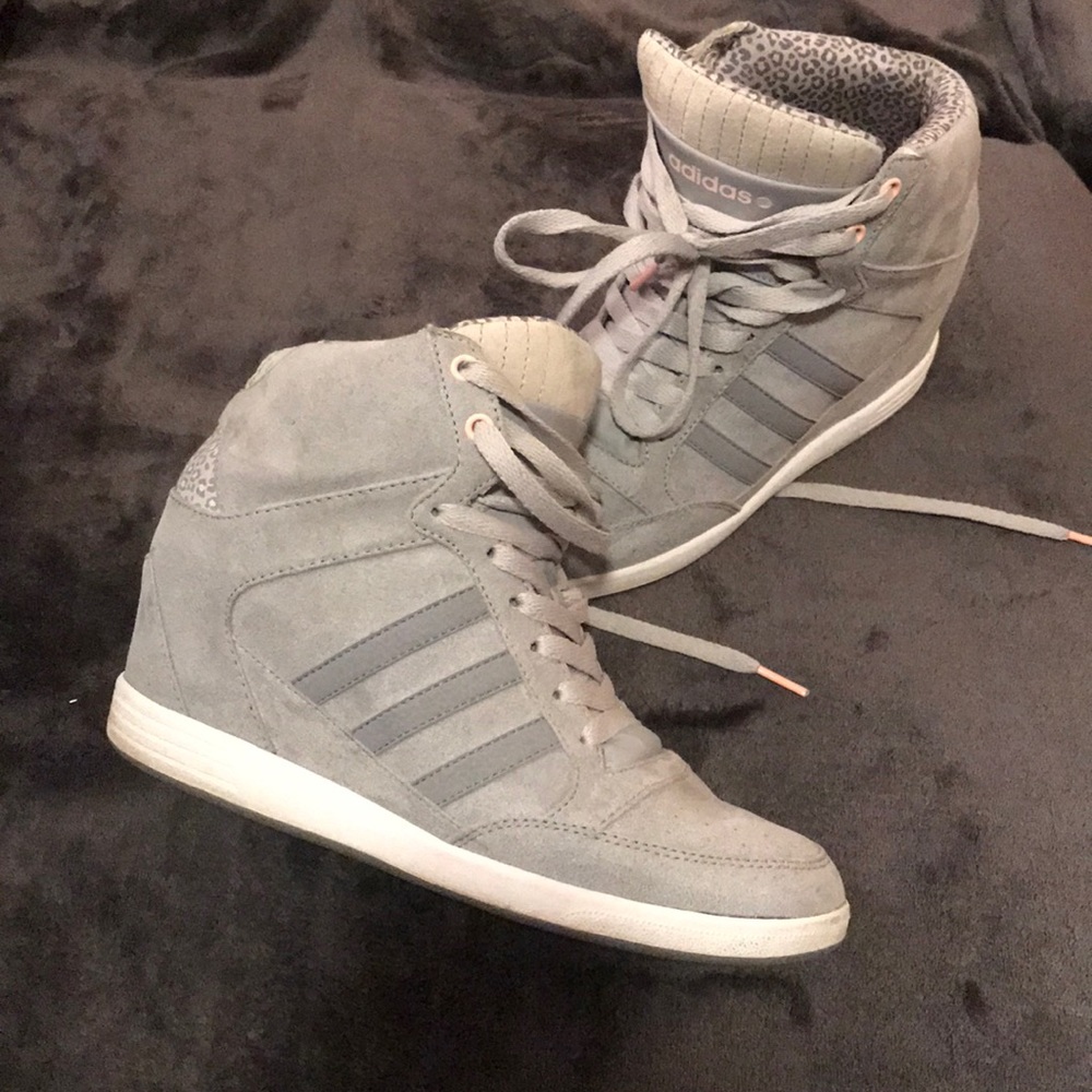 Adidas platform sneakers size 9